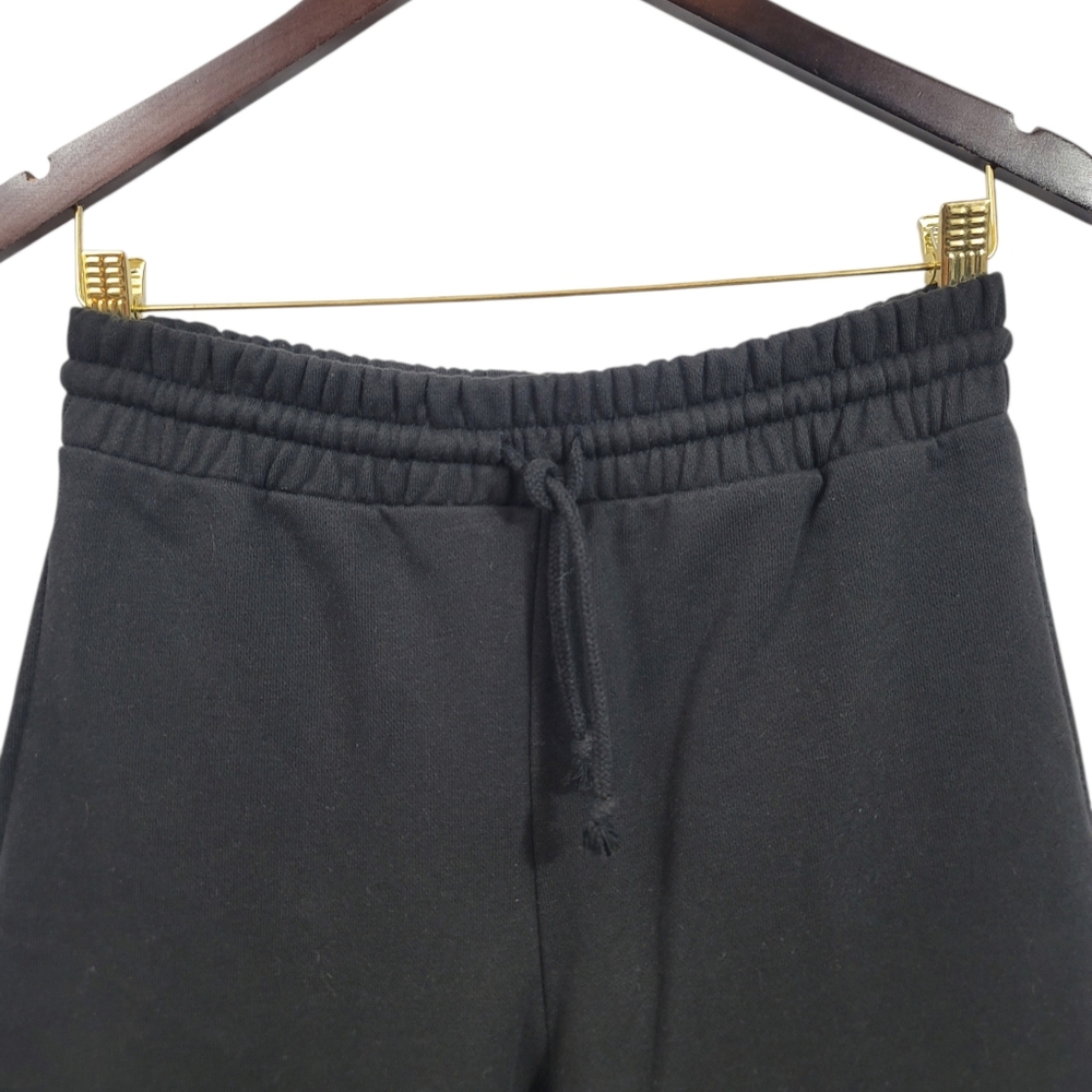NEW Forever 21 Black Sweatshirt Crop Top & High Rise Sweatpants 2 PC Set Medium - Picture 6 of 16